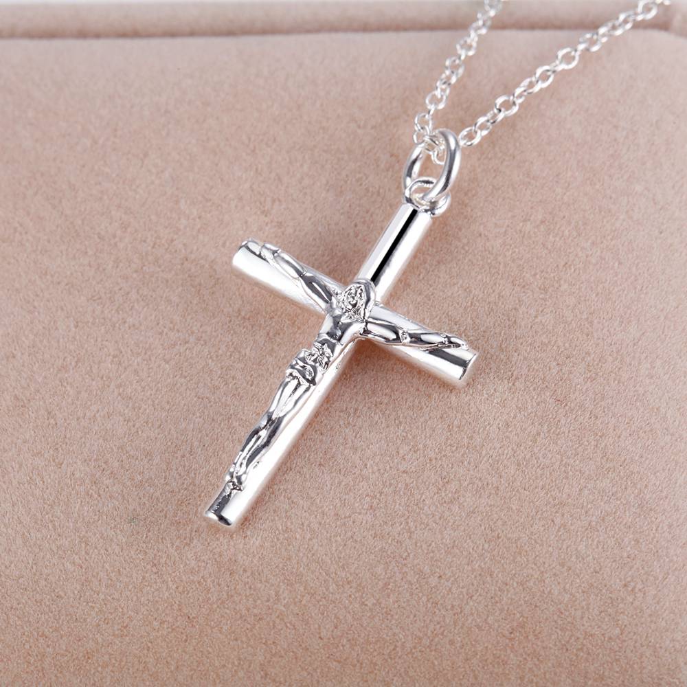 925 Sterling Silver Chain Necklace Men - New 925 Sterling Silver Necklace Cross