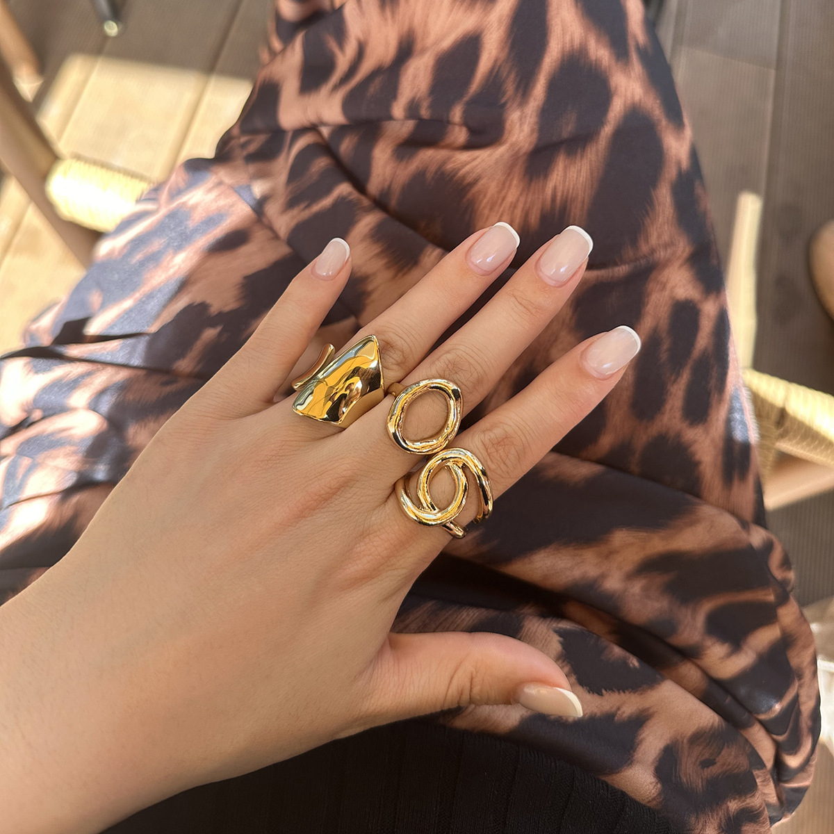 DIEZI 3pcs/set New Punk Fashio - Vintage Punk Knuckle Rings Set ulasan dan harga