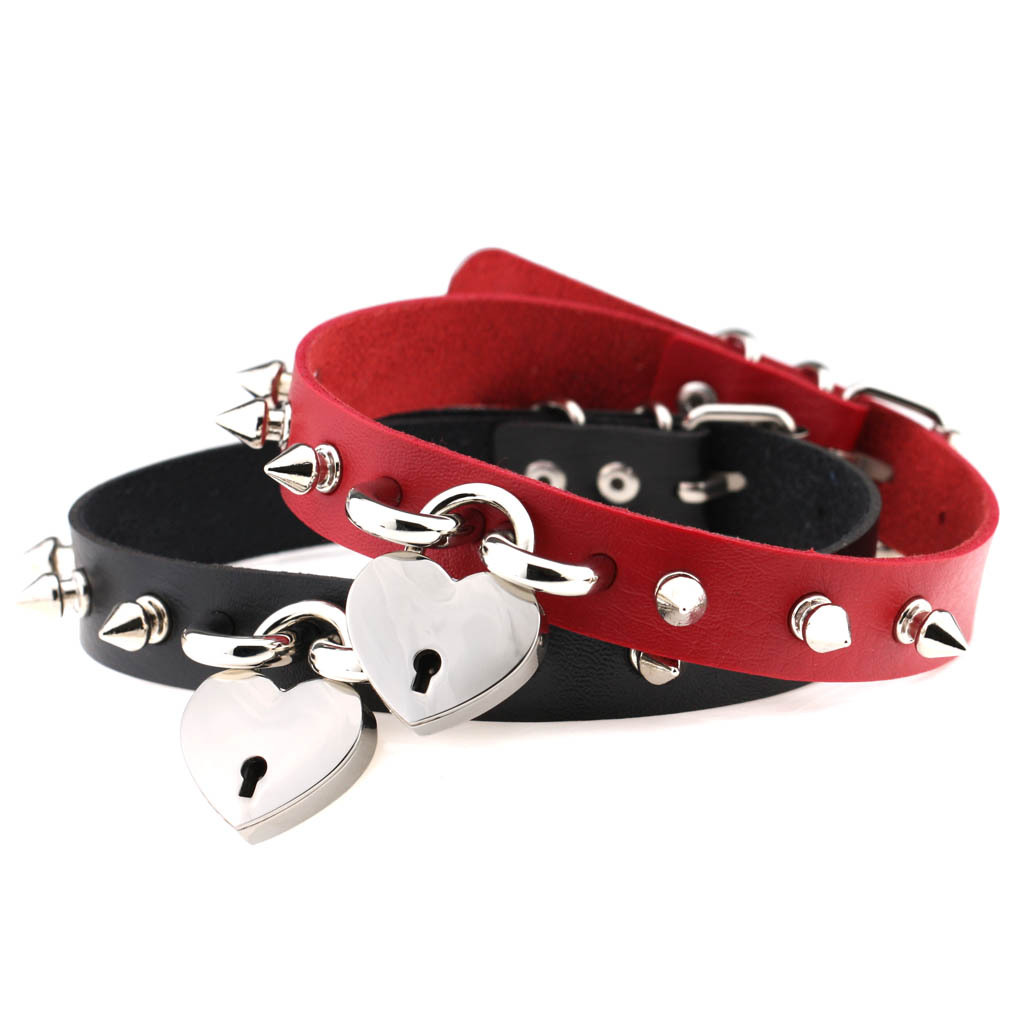 Punk Spike Choker Necklaces fo - Goth Punk Spike Choker ulasan dan harga