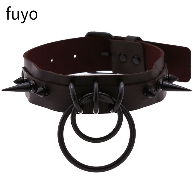 Punk Bells Black Spike Choker  - Goth Punk Spike Choker ulasan dan harga