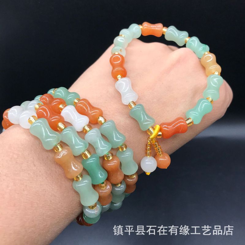 Natural Aventurine Bamboo , Go - Bracelets ulasan dan harga