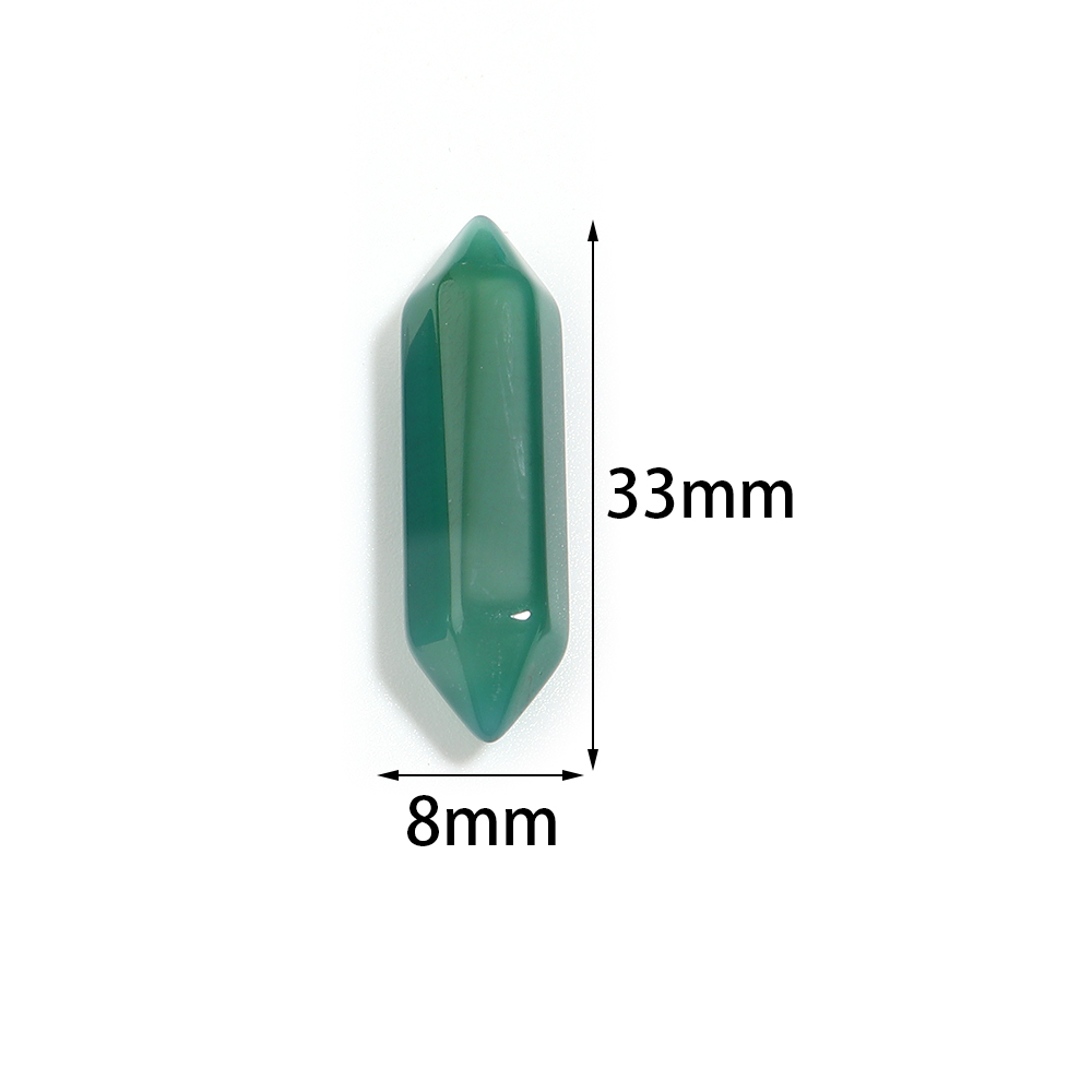 5PC Natural Gem Stone Quartz C - Crystal Pendant Necklace Natural Stone ulasan dan harga