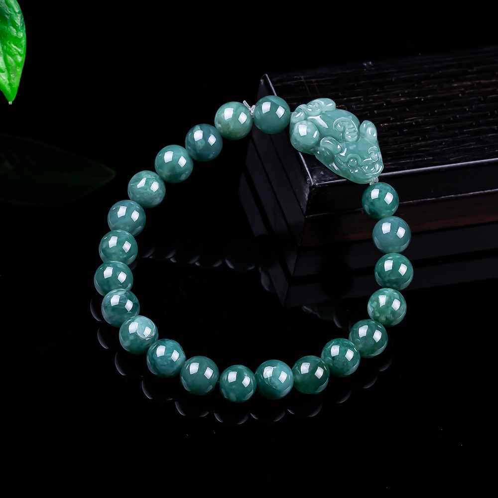 Natural Burmese Jadeite Pixiu  - Bracelets ulasan dan harga