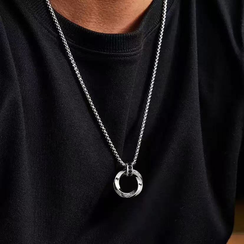 925 Sterling Silver Necklace P - 925 Sterling Silver Chain Necklace Men ulasan dan harga