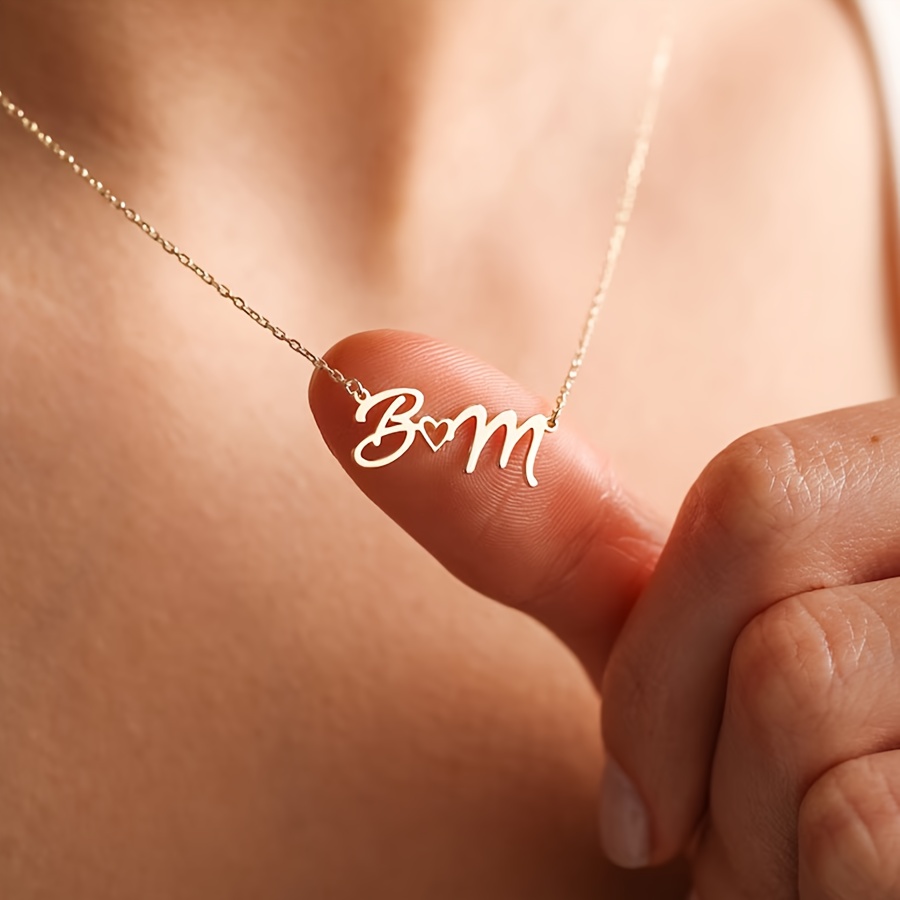 Custom Name Necklaces for Wome - Custom Name Necklace Stainless Steel ulasan dan harga