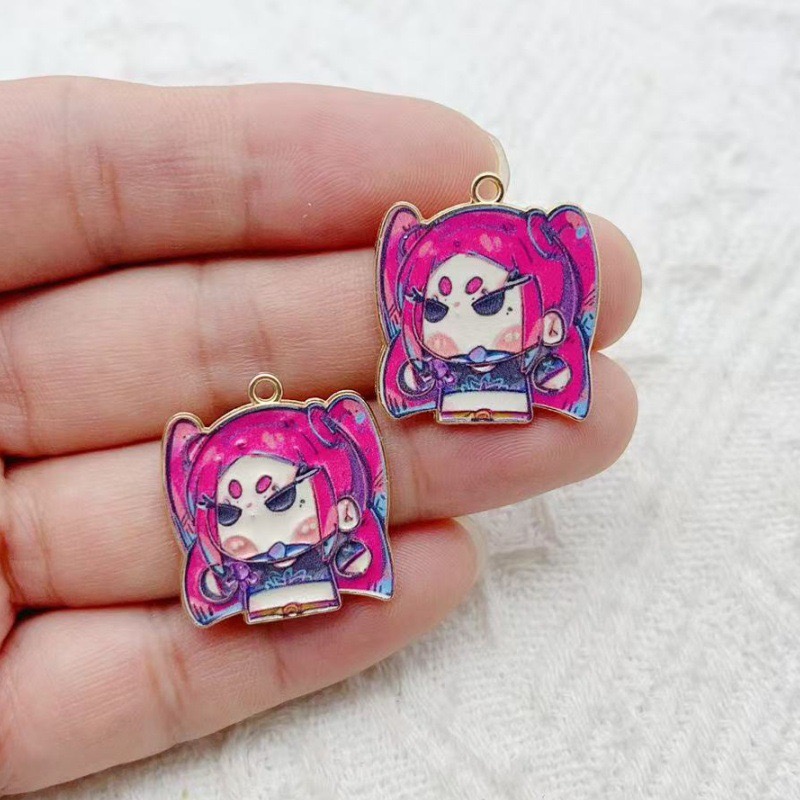 10pcs Cartoon Anime Pendant Oi - Earrings ulasan dan harga