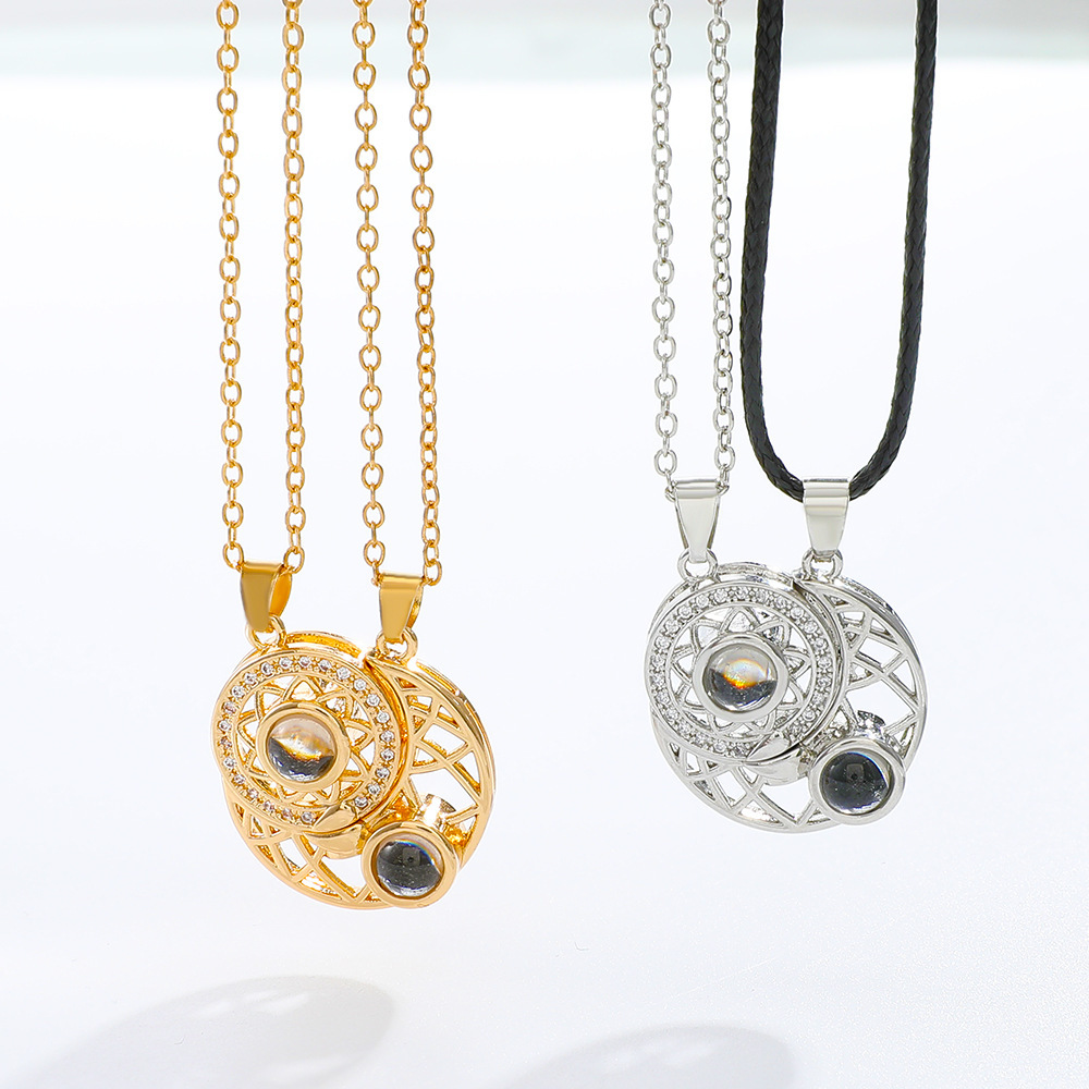 2PCS Magnetic Couple Matching  - Magnetic Couple Matching Necklaces ulasan dan harga