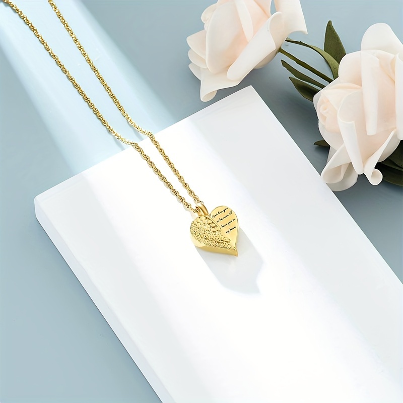 Love Heart Urn Necklace for As - Heart Locket Necklace Photo ulasan dan harga
