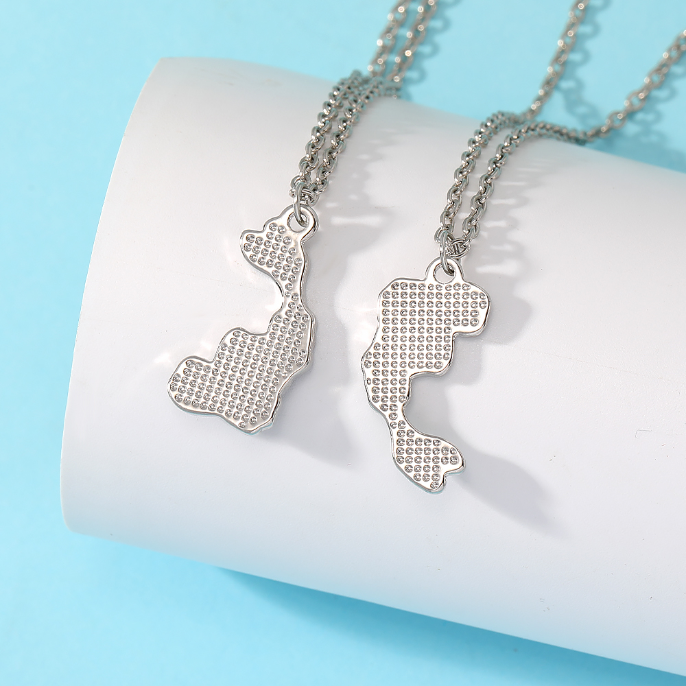 2Pcs Magnetic Yin Yang Fish Co - Magnetic Couple Matching Necklaces ulasan dan harga
