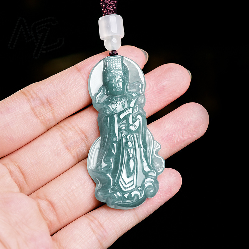 Natural Real Emerald Blue Wate - Necklaces ulasan dan harga