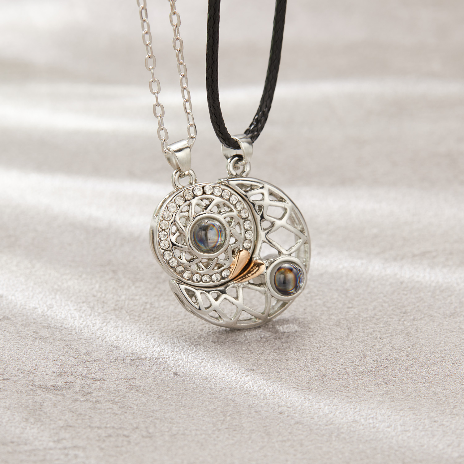 Romantic Magnetic Sun Moon Cou - Magnetic Couple Matching Necklaces ulasan dan harga