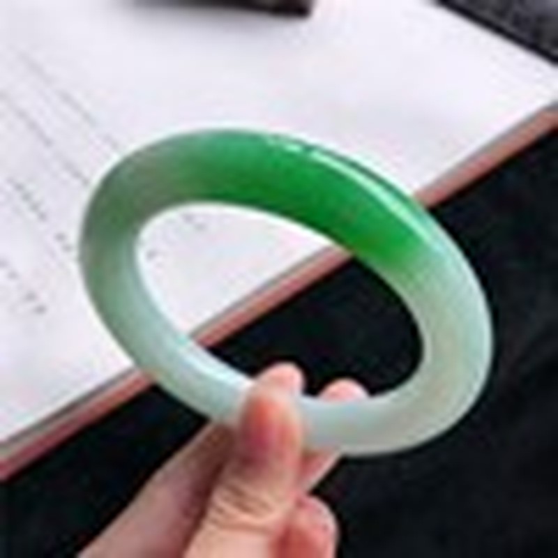 Natural Burmese Jadeite Bracel - Bracelets ulasan dan harga