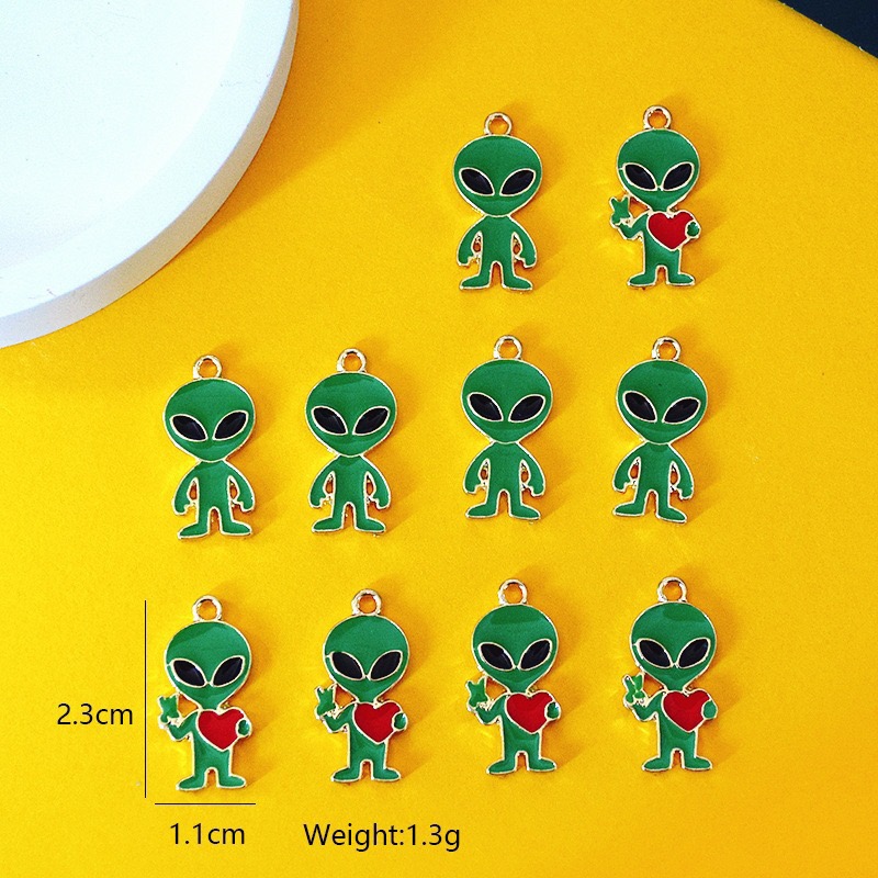 10pcs Simple Alien Alloy Drip  - Earrings ulasan dan harga