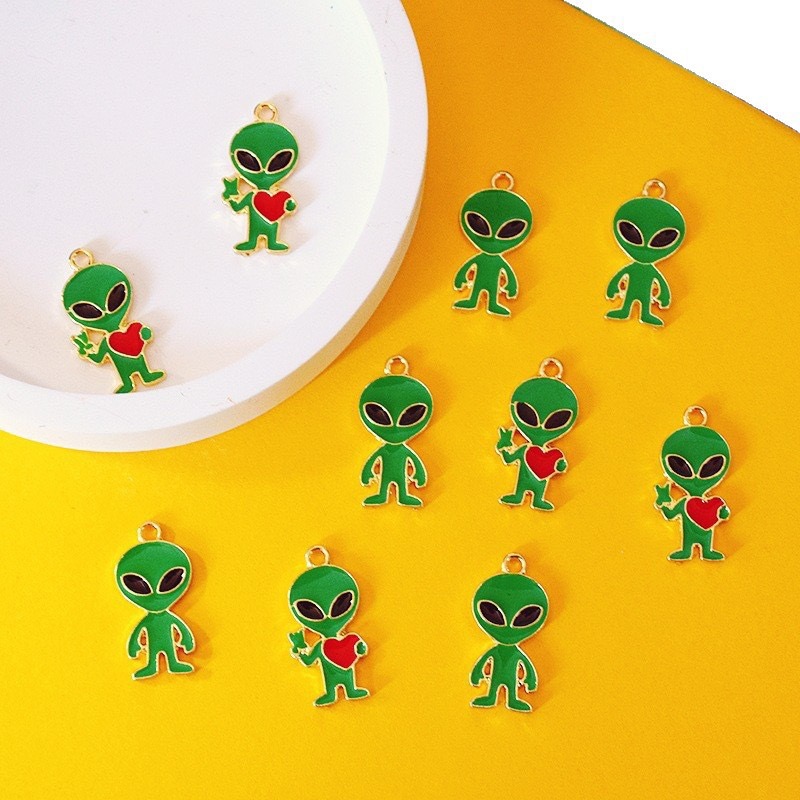 10pcs Simple Alien Alloy Drip  - Earrings ulasan dan harga
