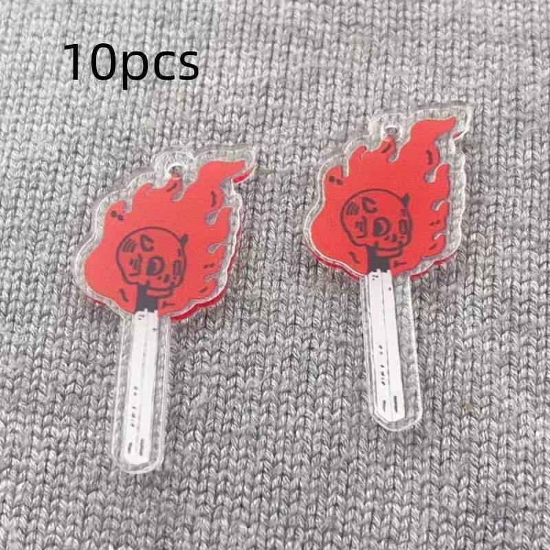 10pcs acrylic skull pendant, D - Earrings ulasan dan harga