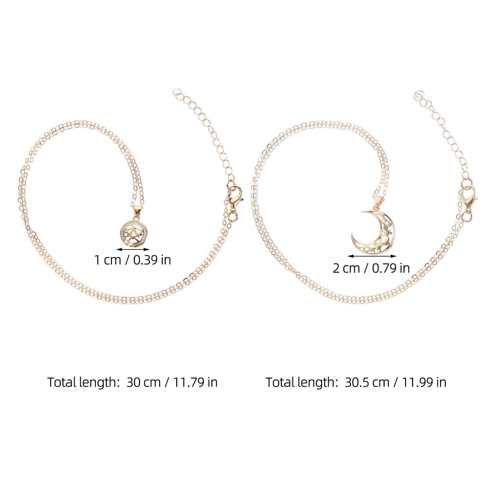 1Pair Sun Moon Necklace Couple - Magnetic Couple Matching Necklaces ulasan dan harga