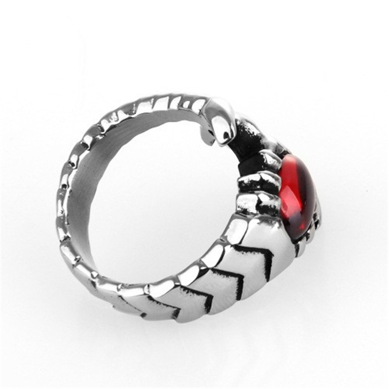 Men Man-made Red stone Scorpio - Rings ulasan dan harga