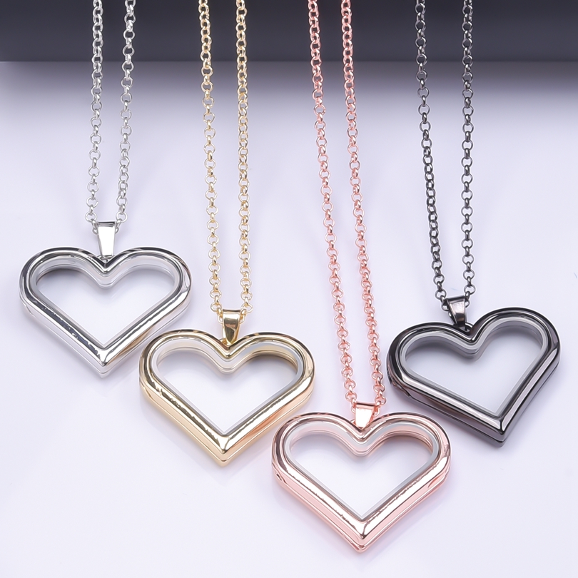 1Pc Y2K Girl Sweet Love Heart  - Heart Locket Necklace Photo ulasan dan harga