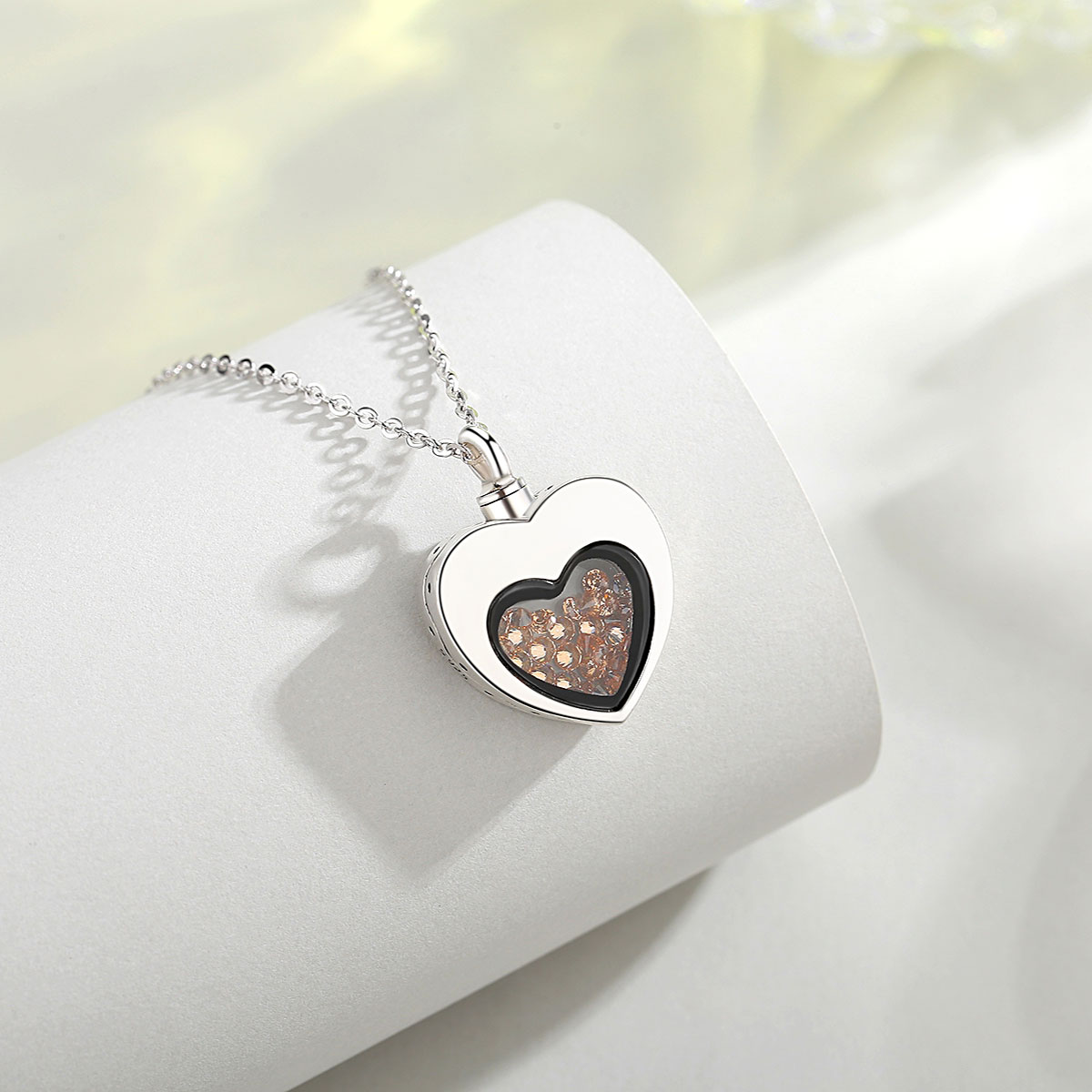 Eudora Sterling Silver Heart L - Heart Locket Necklace Photo ulasan dan harga