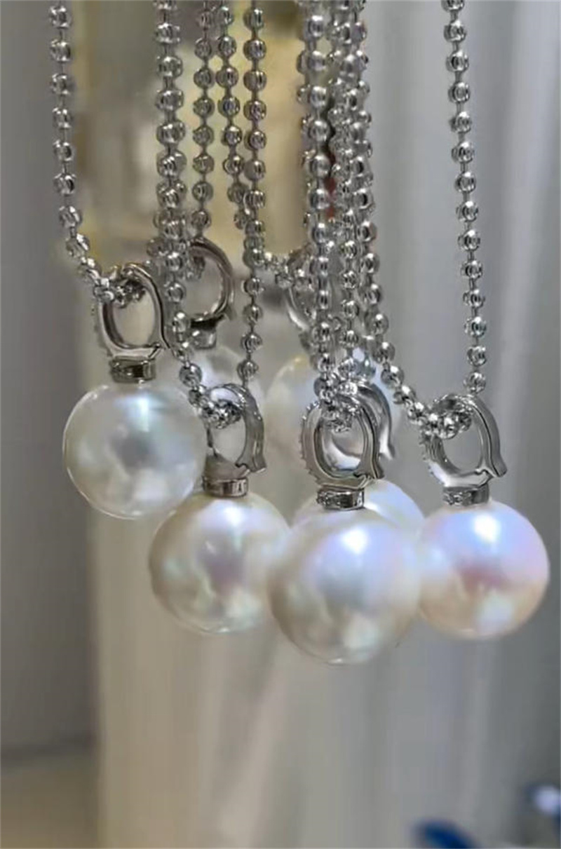 Classic Elegant Natural White  - Pearl Choker Necklace Vintage ulasan dan harga