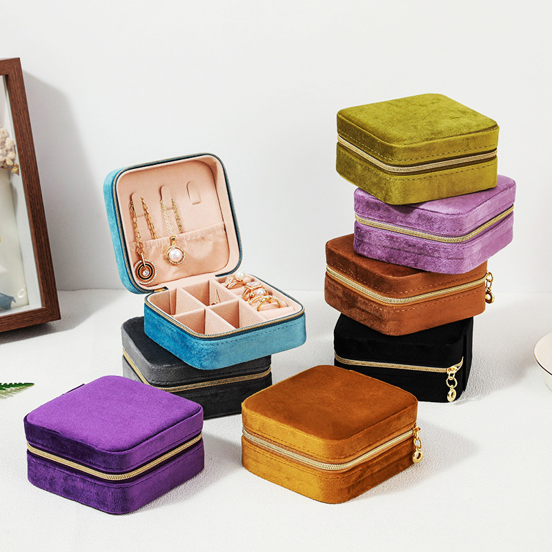 Plush Velvet Jewelry Box For W - Earrings ulasan dan harga