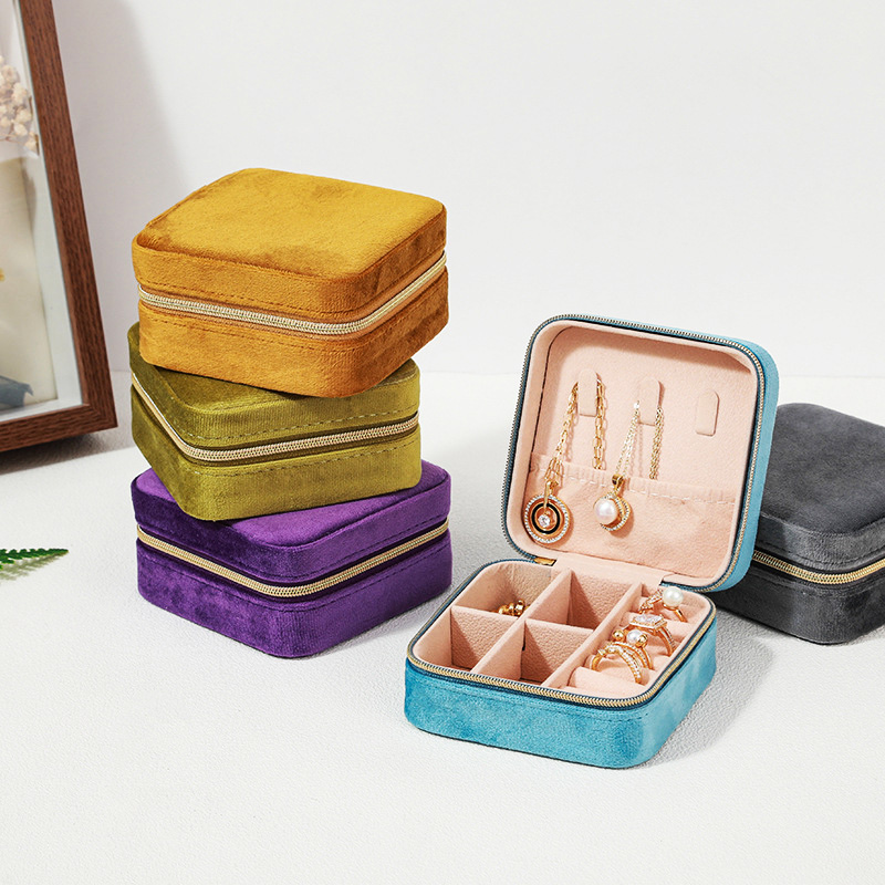 Plush Velvet Jewelry Box For W - Earrings ulasan dan harga
