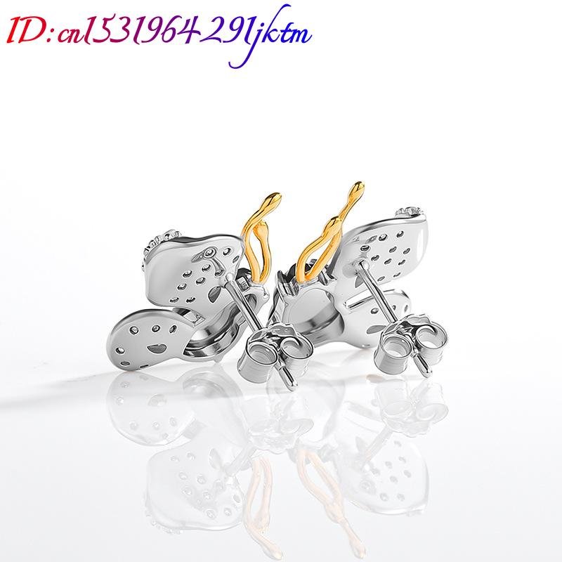 Green Burmese Jadeite Butterfl - Earrings ulasan dan harga