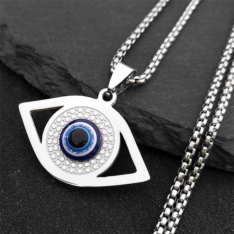 Islam Hamsa Evil Blue Eye Neck - Bracelets ulasan dan harga