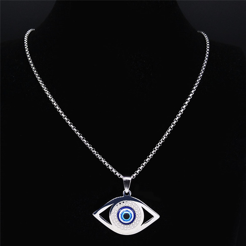 Islam Hamsa Evil Blue Eye Neck - Bracelets ulasan dan harga