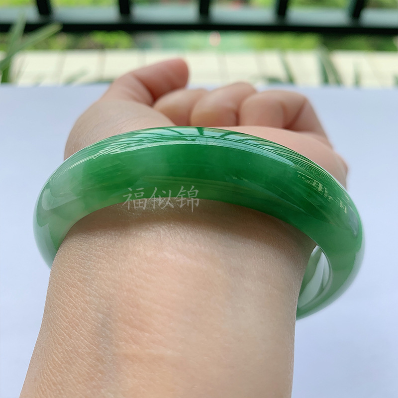 Old Mine Icy Jadeite Bracelet, - Bracelets ulasan dan harga