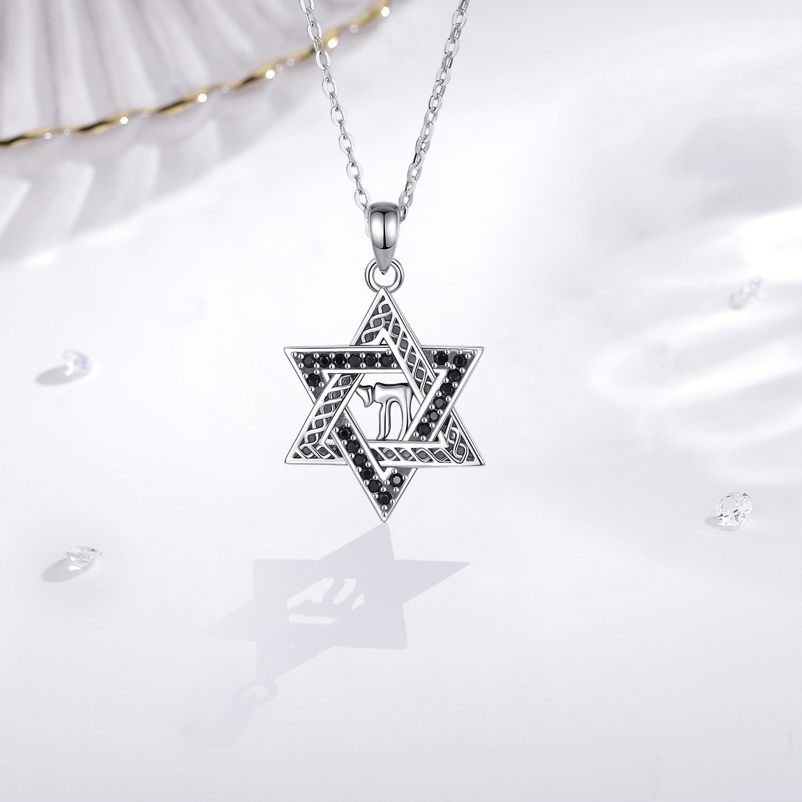 Eudora 925 Sterling Silver Sta - 925 Sterling Silver Chain Necklace Men ulasan dan harga