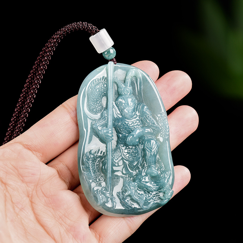 Burmese Jadeite Monkey King Pe - Necklaces ulasan dan harga